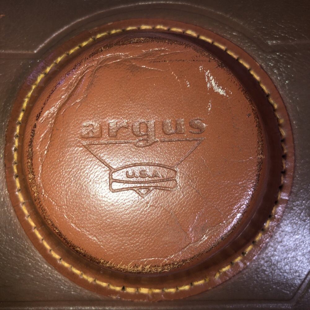 Vintage Argus Camera Case Top Grain Cowhide 7"x4" - Picture 6 of 9